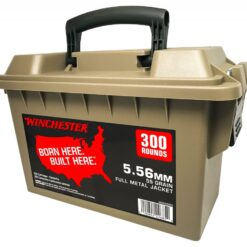 Winchester 5.56x45mm NATO, 55 Grain FMJ, 300 Rounds, Ammo Can