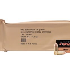 PMC 9mm 115 Grain FMJ, 300 Rounds Battle Pack 9ABP