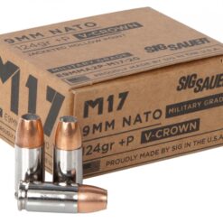 Sig Sauer M17 Elite V-Crown 9mm Luger + P, 124 Grain JHP, 20 Rounds E9MMA2PM1720