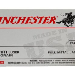 Winchester USA 9mm Luger 115 Grain FMJ, 50 Rounds Q4172